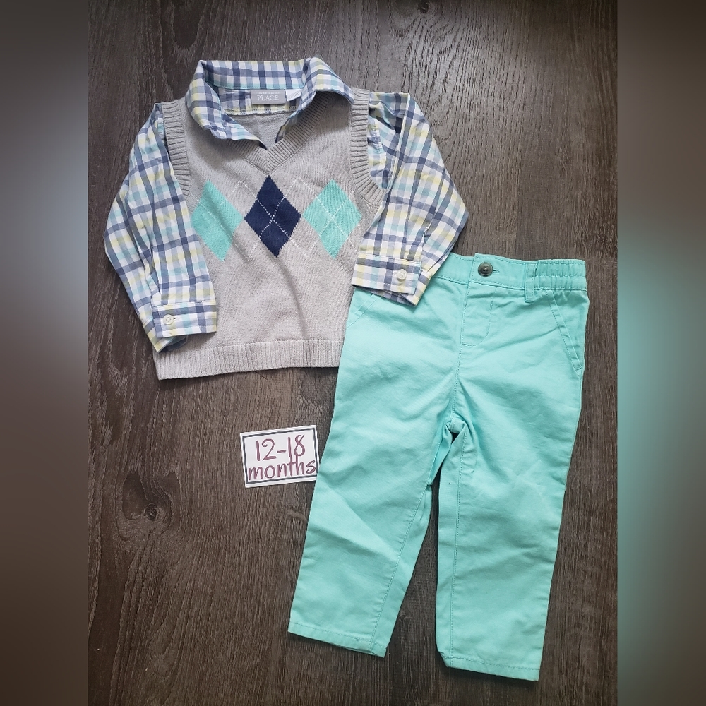 12/18 baby boy set